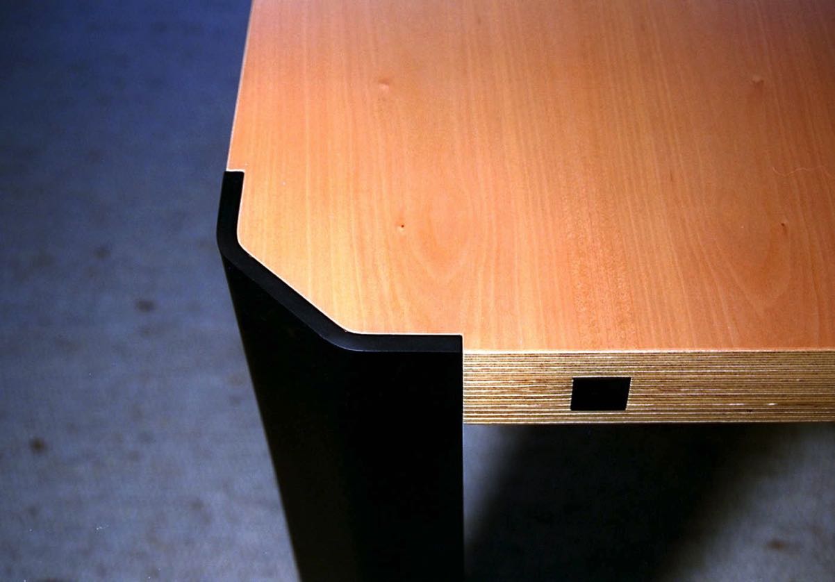 Tisch U1, &nbsp;220 x 90 cm, mit Auszug